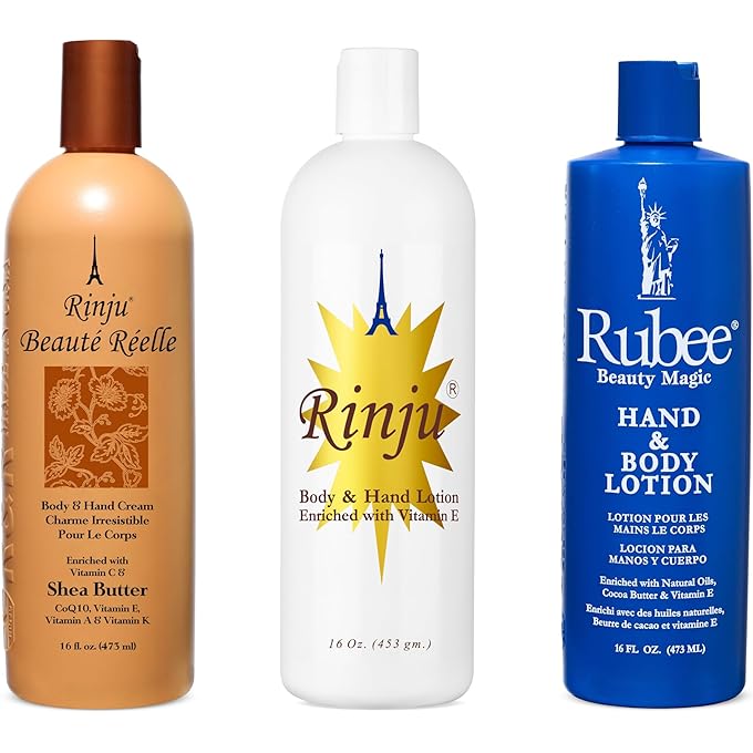 RUBEE Rinju Body Hand Lotion & Beaute Reele & Rubee Beauty Magic 16oz (Set) - Image 1
